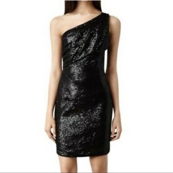 AllSaints silver sequin dress, UK 10/ US 6 - Picture 6 of 11